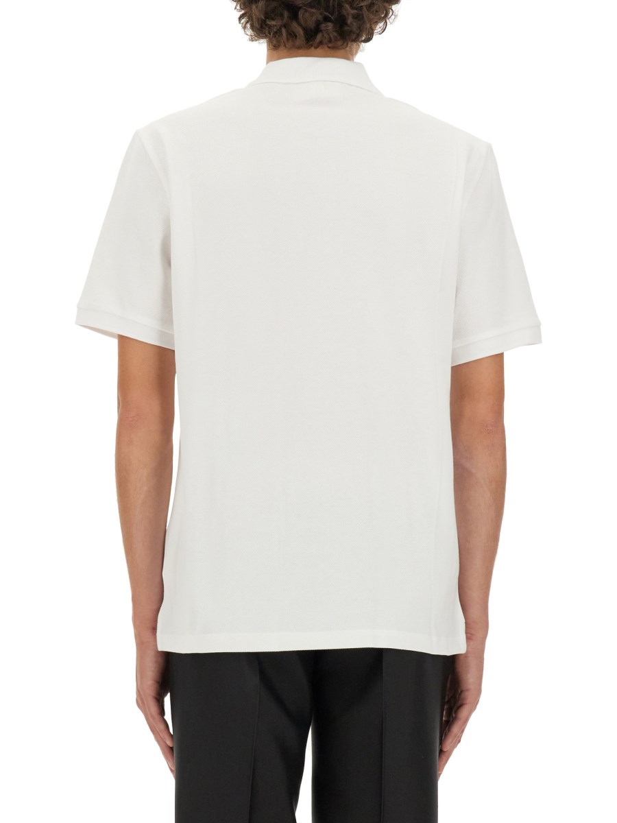 AMI PARIS POLO IN COTONE CON LOGO RICAMATO