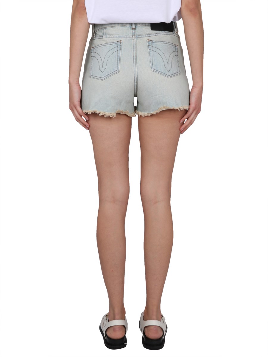 AMI PARIS SHORTS IN DENIM DI COTONE