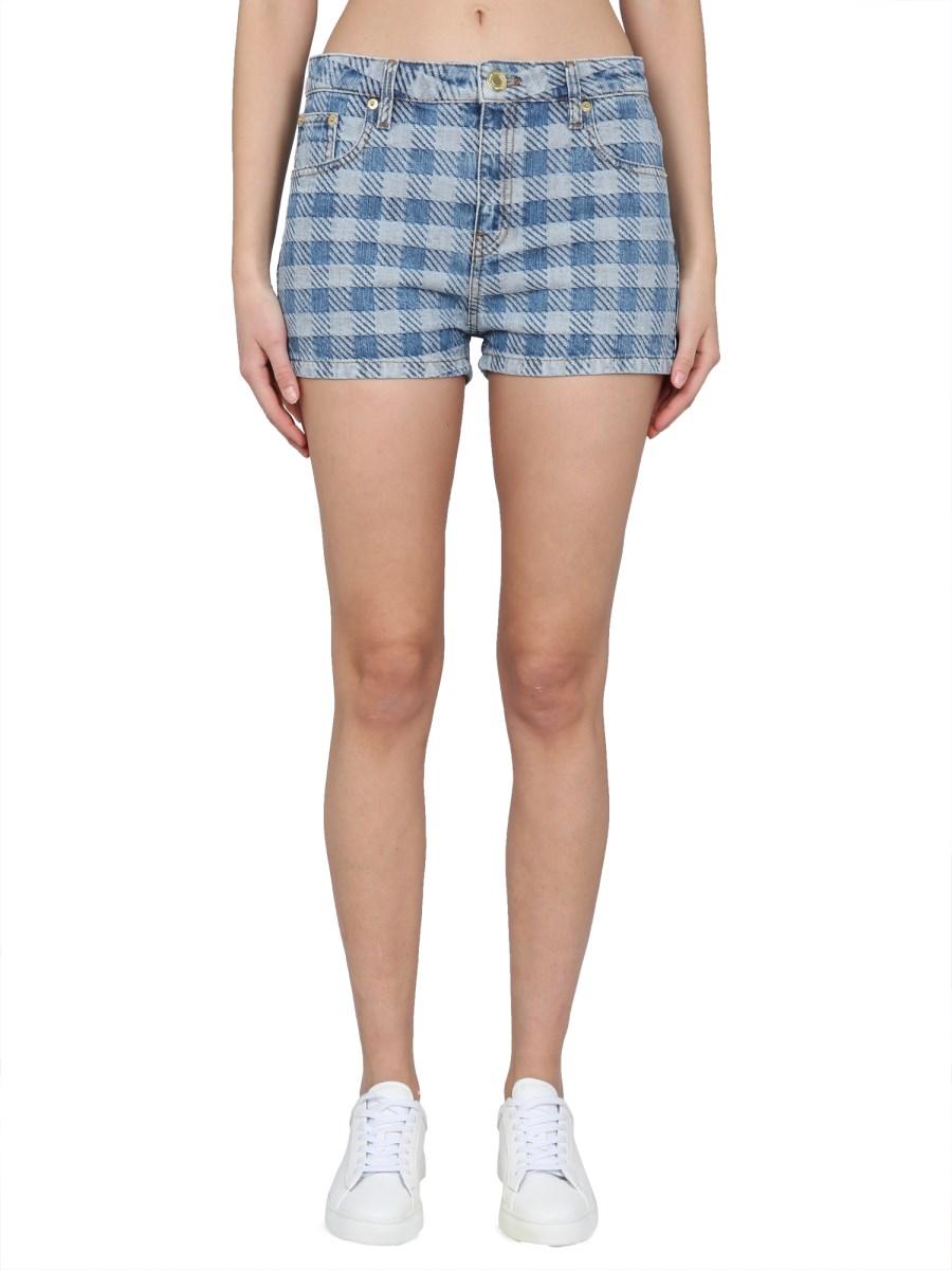 AMI PARIS SHORTS IN DENIM DI COTONE