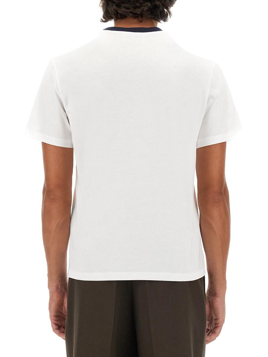 AMI PARIS T-SHIRT IN COTONE CON LOGO