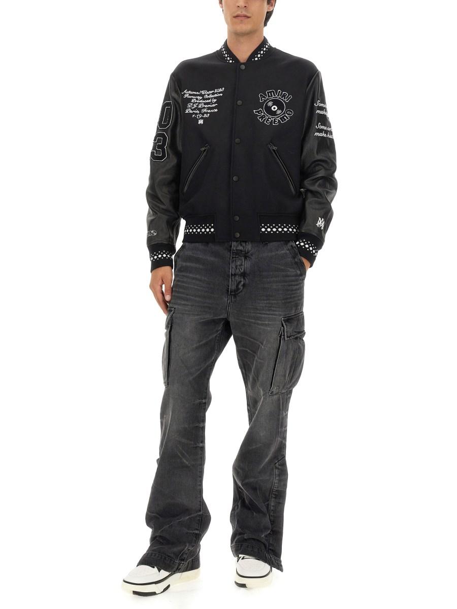 AMIRI GIACCA DJ PREMIER VARSITY IN LANA