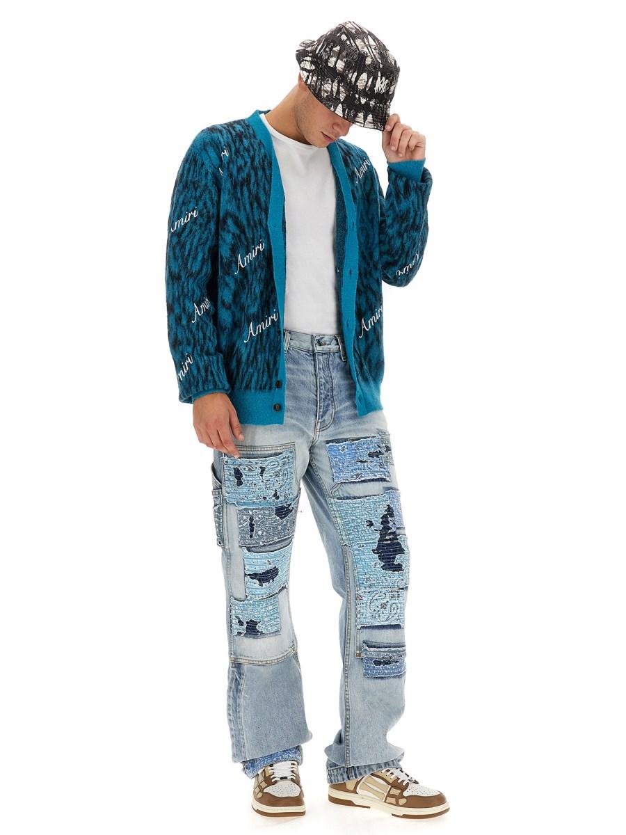 AMIRI JEANS CARPENTER IN DENIM DI COTONE