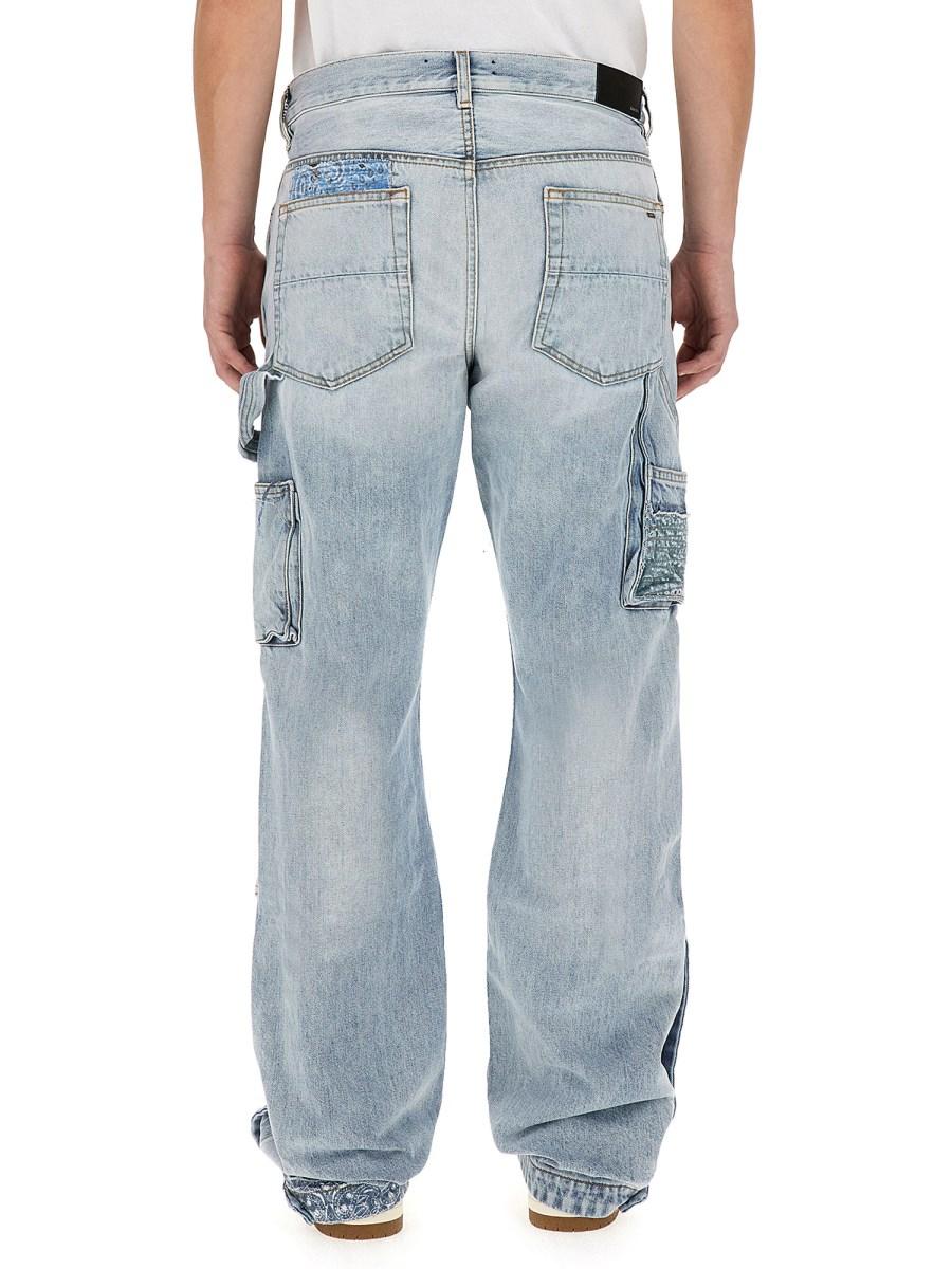 AMIRI JEANS CARPENTER IN DENIM DI COTONE