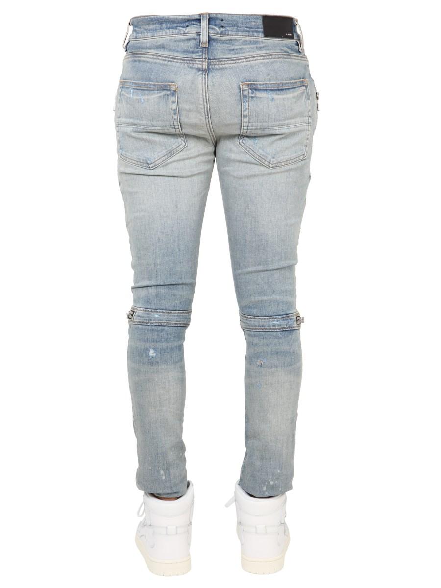 AMIRI JEANS IN COTONE CON ZIP