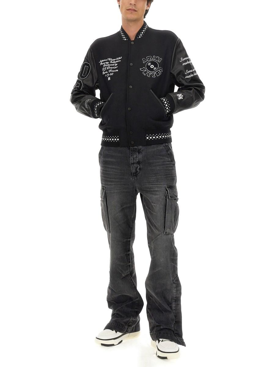 AMIRI JEANS "M65" CARGO IN DENIM DI COTONE