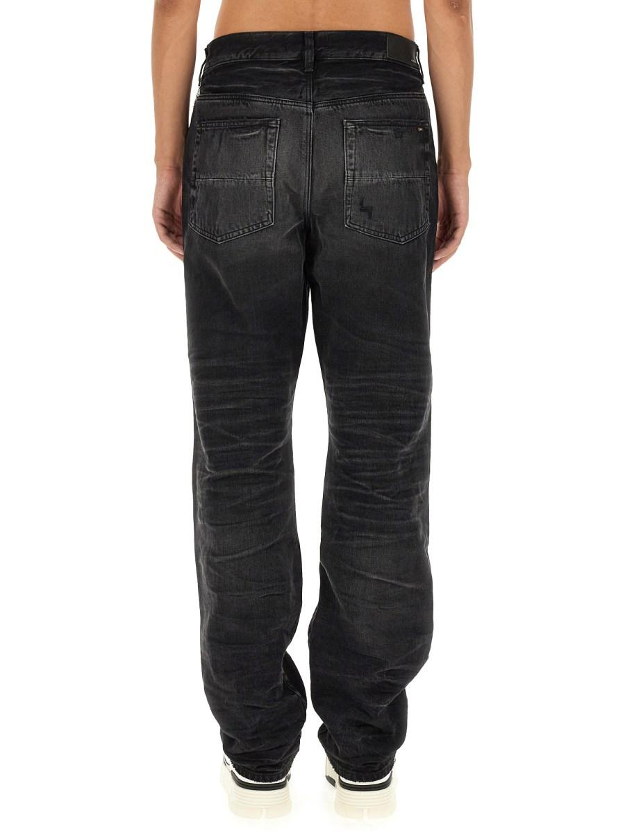 AMIRI JEANS STACK STRAIGHT FIT IN DENIM DI COTONE