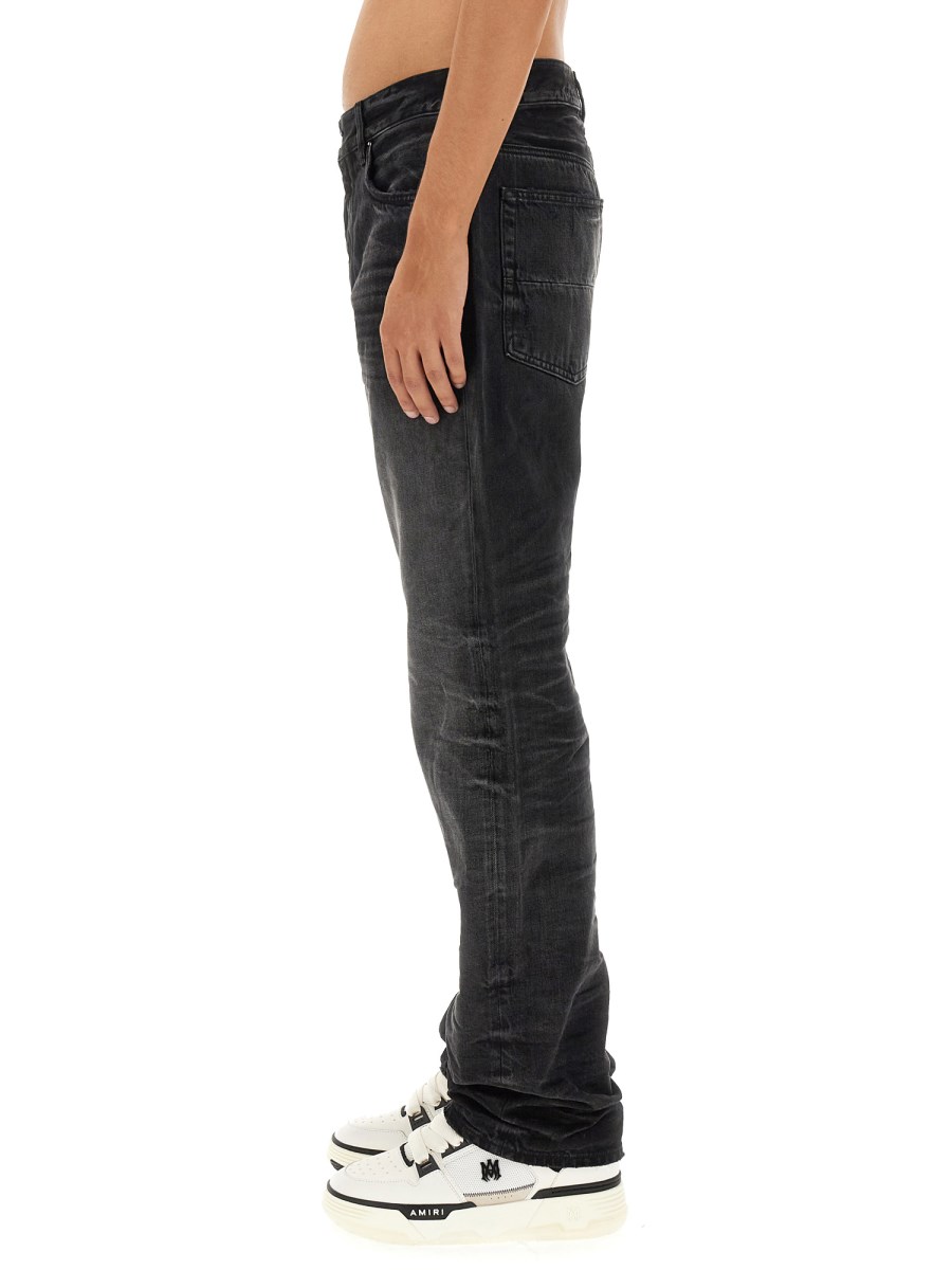 AMIRI JEANS STACK STRAIGHT FIT IN DENIM DI COTONE