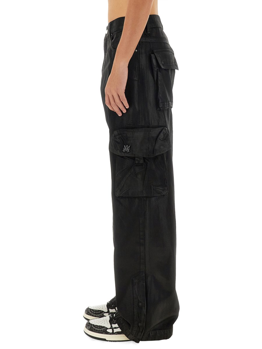 AMIRI PANTALONE CARGO IN COTONE CERATO