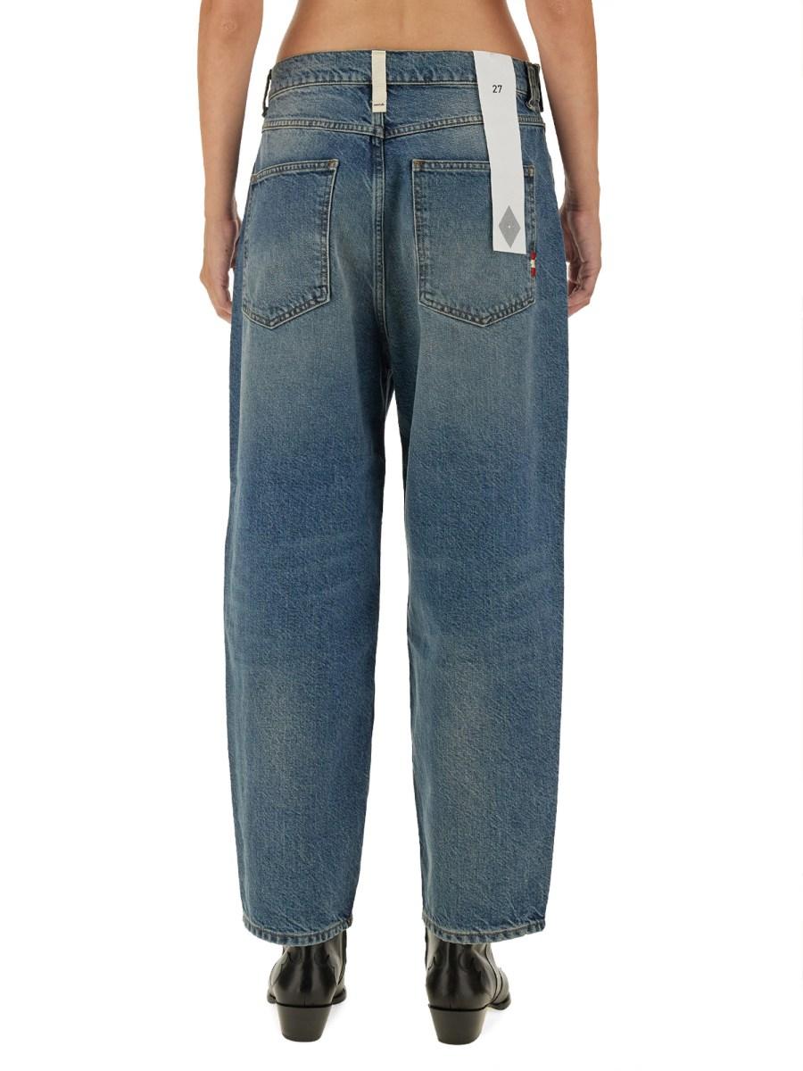 AMISH JEANS BAGGY IN DENIM DI COTONE