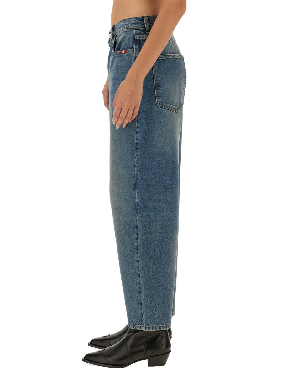 AMISH JEANS BAGGY IN DENIM DI COTONE