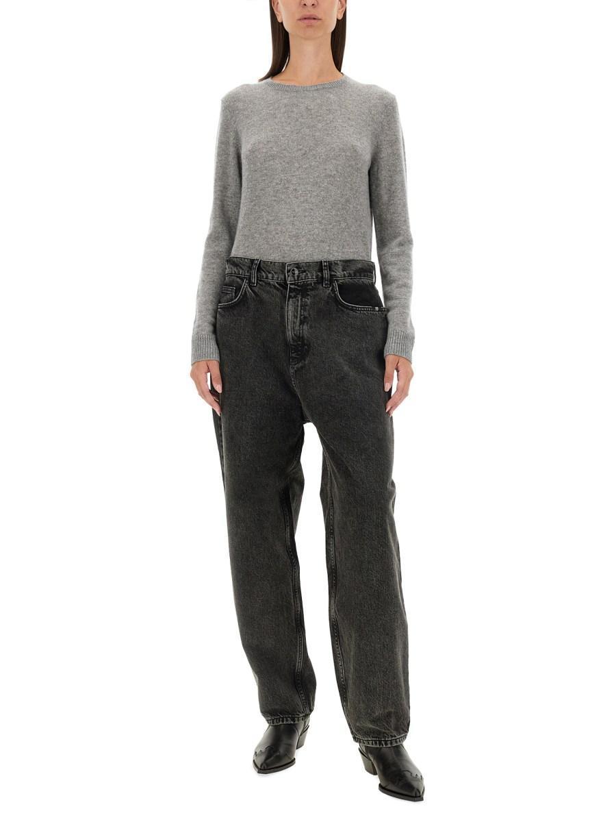 AMISH JEANS BAGGY IN DENIM DI COTONE
