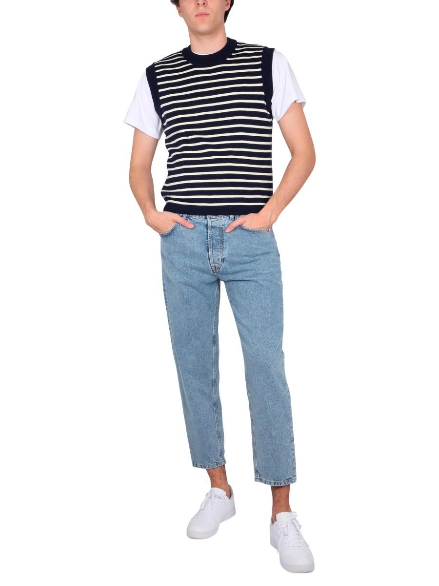 AMISH JEANS JEREMIAH IN DENIM DI COTONE