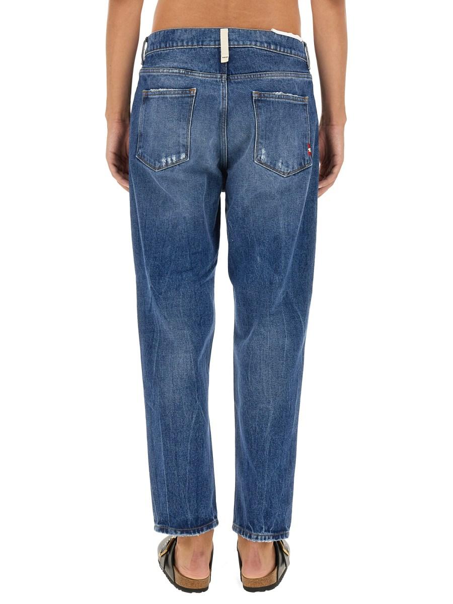 AMISH JEANS JEREMIAH WISER IN DENIM DI COTONE