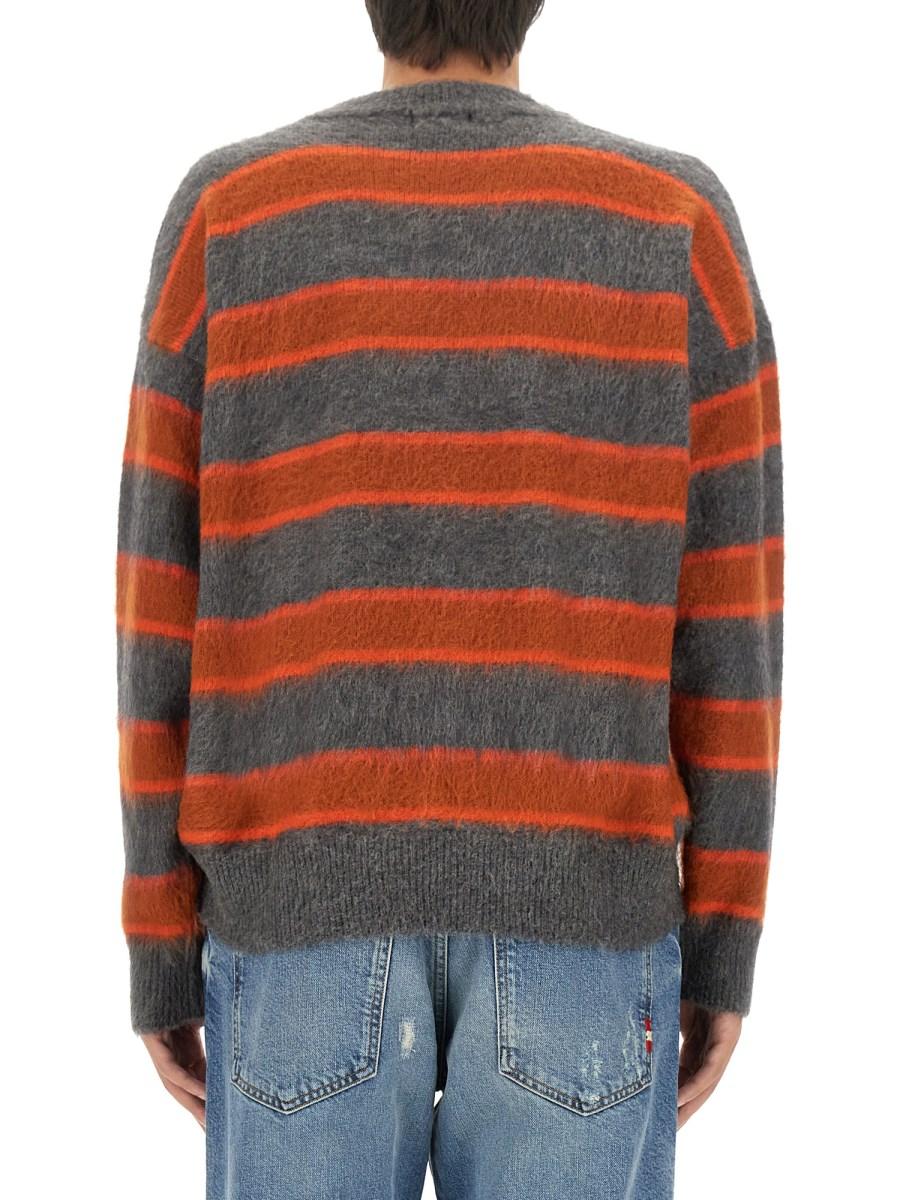 AMISH MAGLIA A RIGHE IN MOHAIR