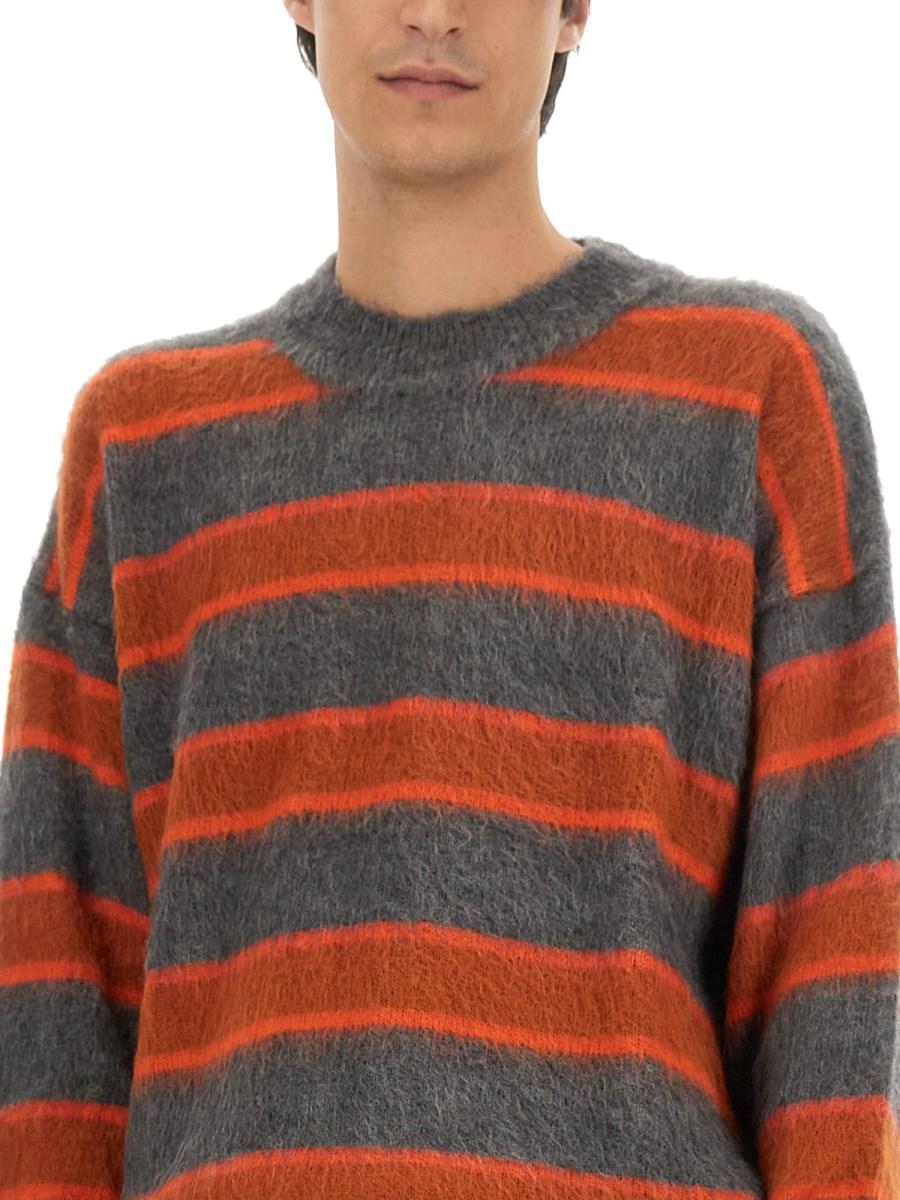 AMISH MAGLIA A RIGHE IN MOHAIR