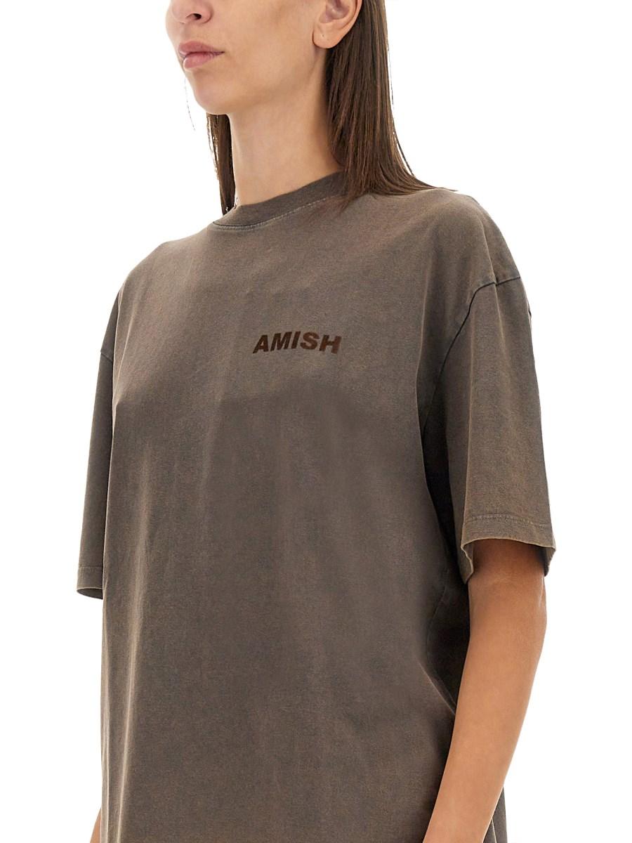 AMISH T-SHIRT CON LOGO