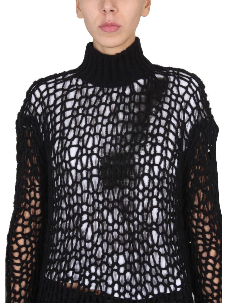 ANN DEMEULEMEESTER MAGLIA LEONTINE IN LANA