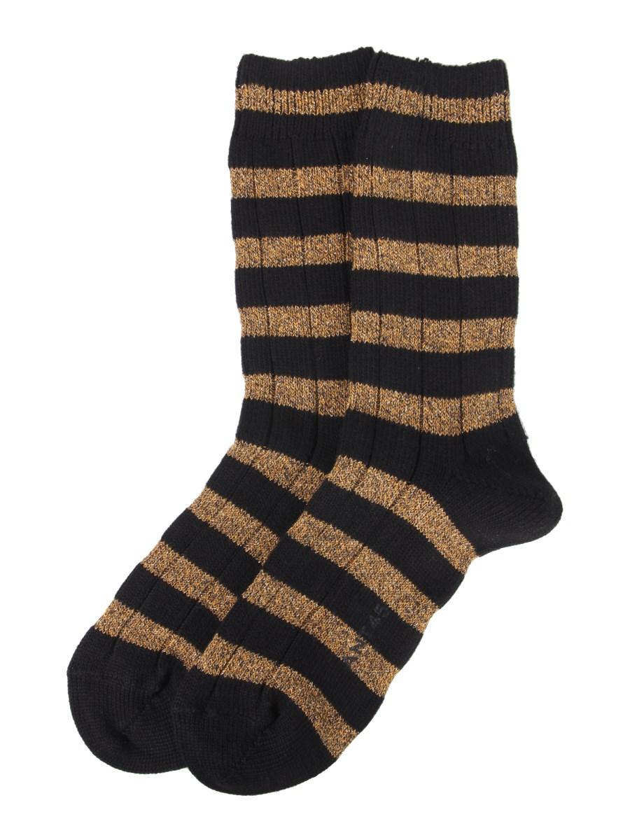 ANT45 CALZINI DUBLINO IN COTONE CON RIGHE LUREX