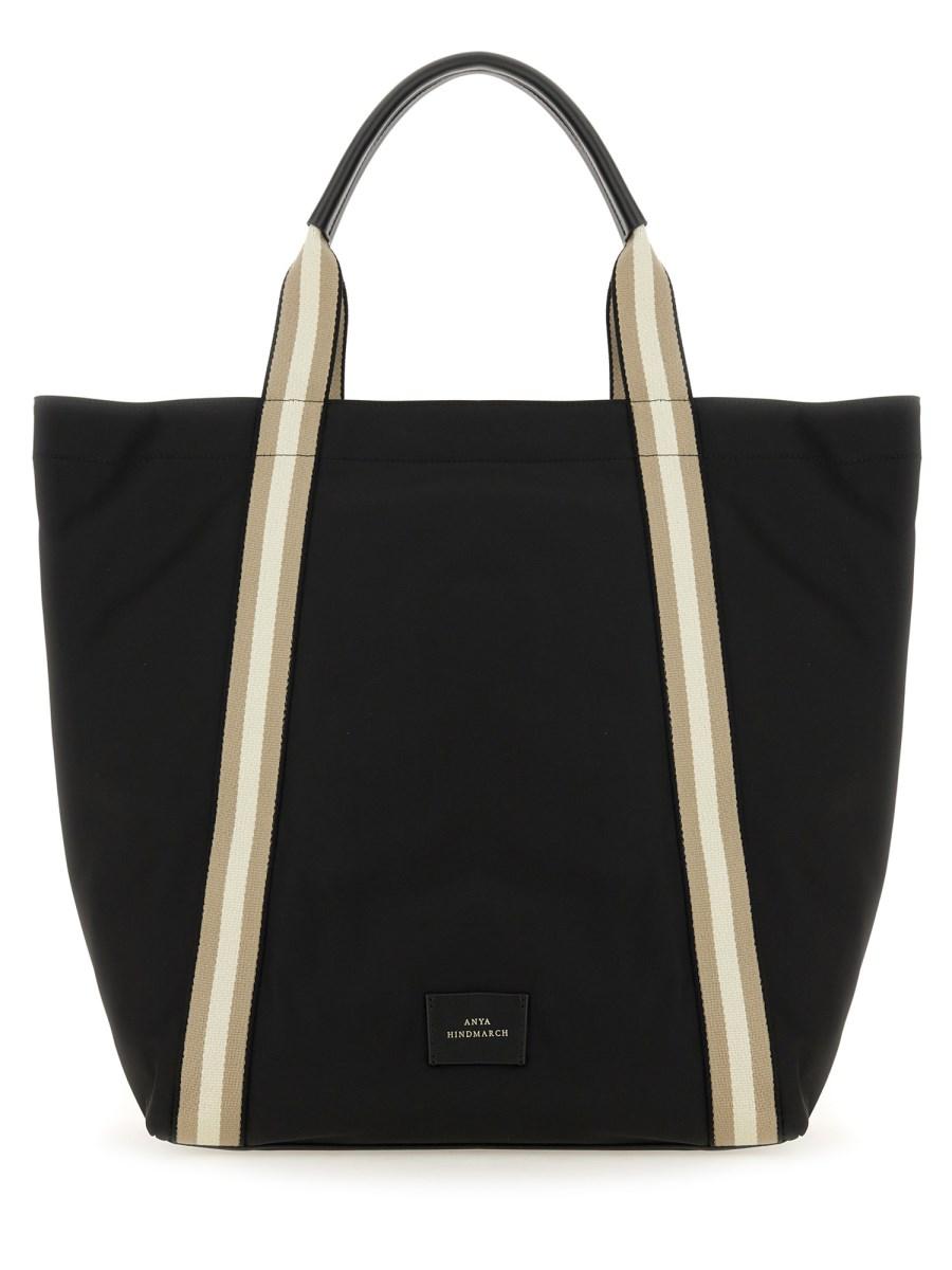 ANYA HINDMARCH BORSA SHOPPING EYES IN ECONYL