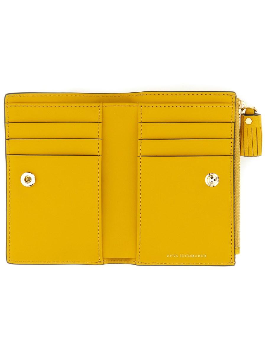 ANYA HINDMARCH PORTAFOGLIO COCO POPS IN PELLE