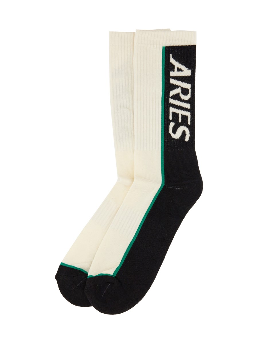 ARIES CALZINI IN COTONE CON LOGO