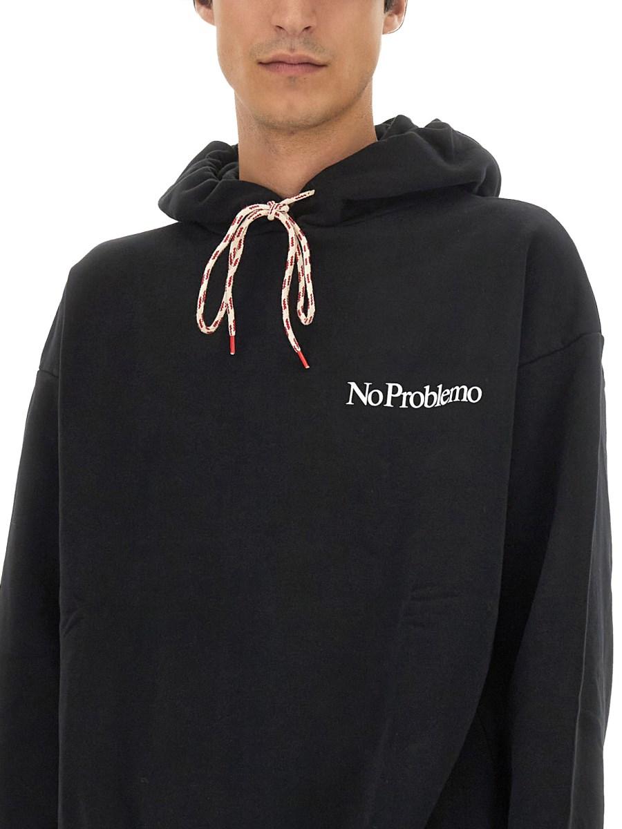 ARIES FELPA IN COTONE CON LOGO