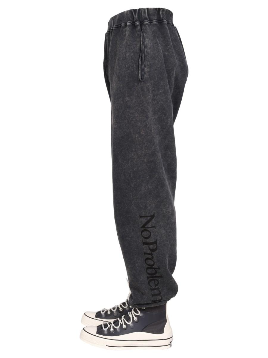 ARIES PANTALONE JOGGING "NO PROBLEMO" IN COTONE