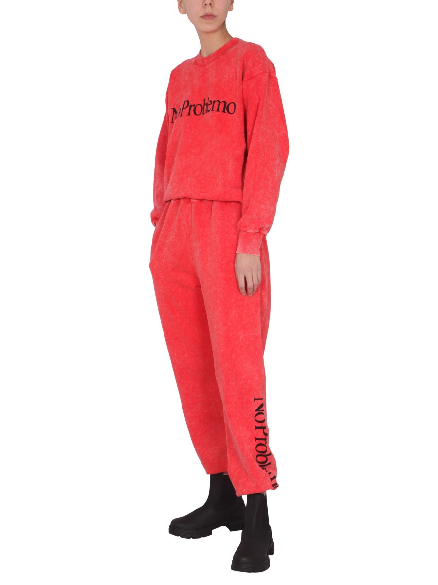 ARIES PANTALONE JOGGING NO PROBLEMO IN COTONE
