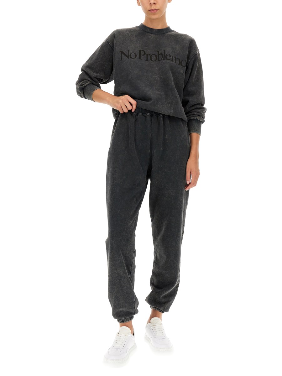 ARIES PANTALONE JOGGING NO PROBLEMO IN COTONE