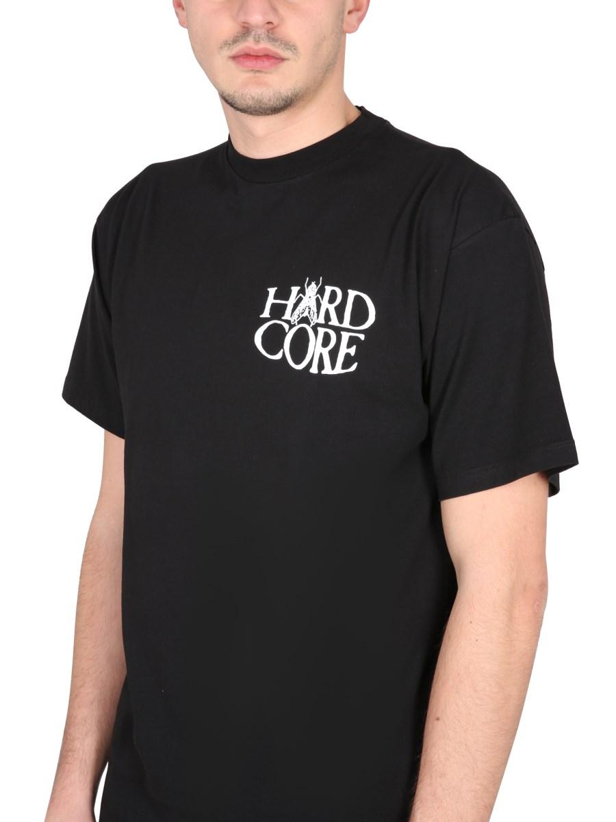 ARIES T-SHIRT IN JERSEY DI COTONE CON STAMPA LOGO