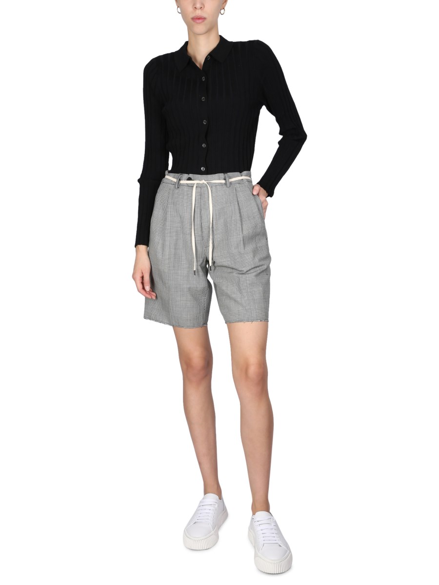 ASPESI BERMUDA IN FLANELLA STRETCH