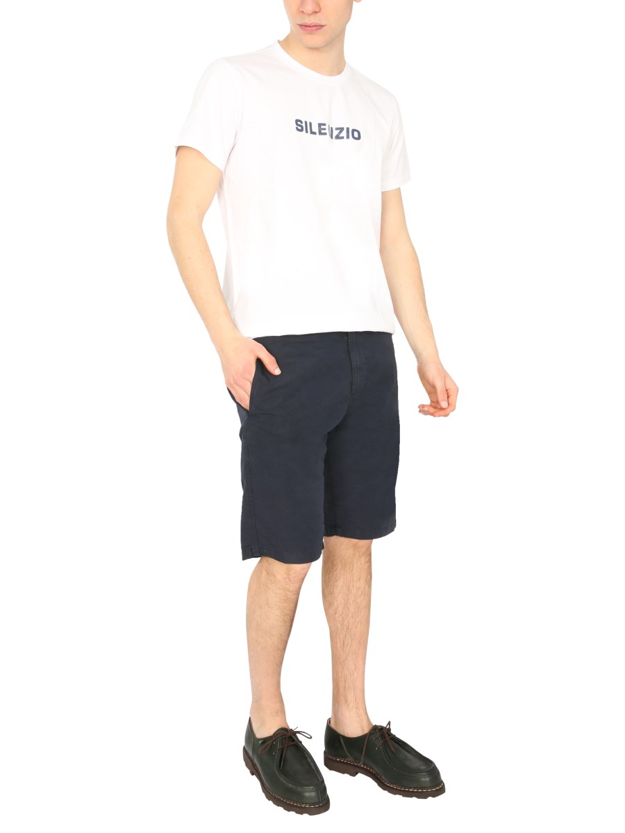 ASPESI BERMUDA REGULAR FIT IN MISTO LINO E COTONE