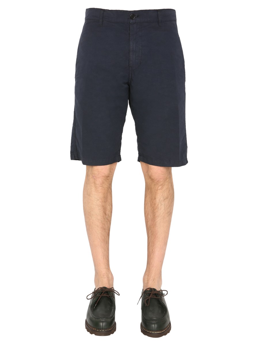 ASPESI BERMUDA REGULAR FIT IN MISTO LINO E COTONE