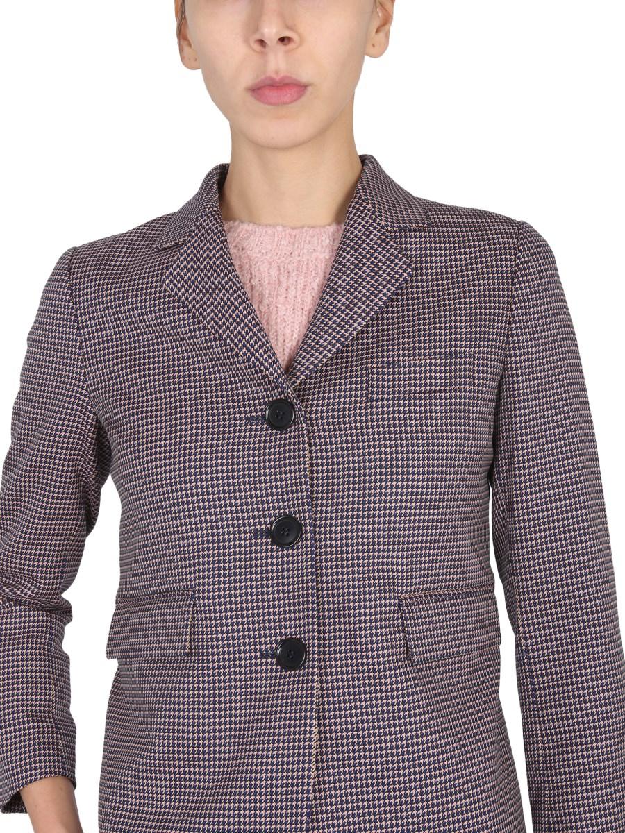 ASPESI BLAZER MONOPETTO IN VISCOSA