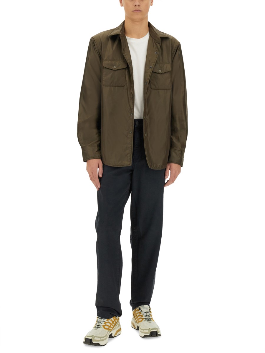 ASPESI CAMICIA 13 PIU IN TAFFETA TECNICO