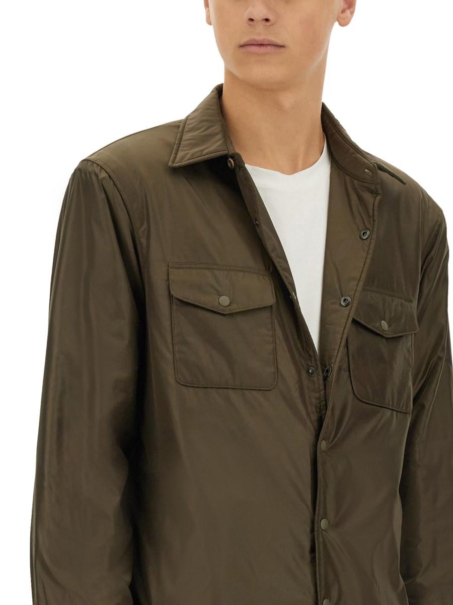 ASPESI CAMICIA 13 PIU IN TAFFETA TECNICO