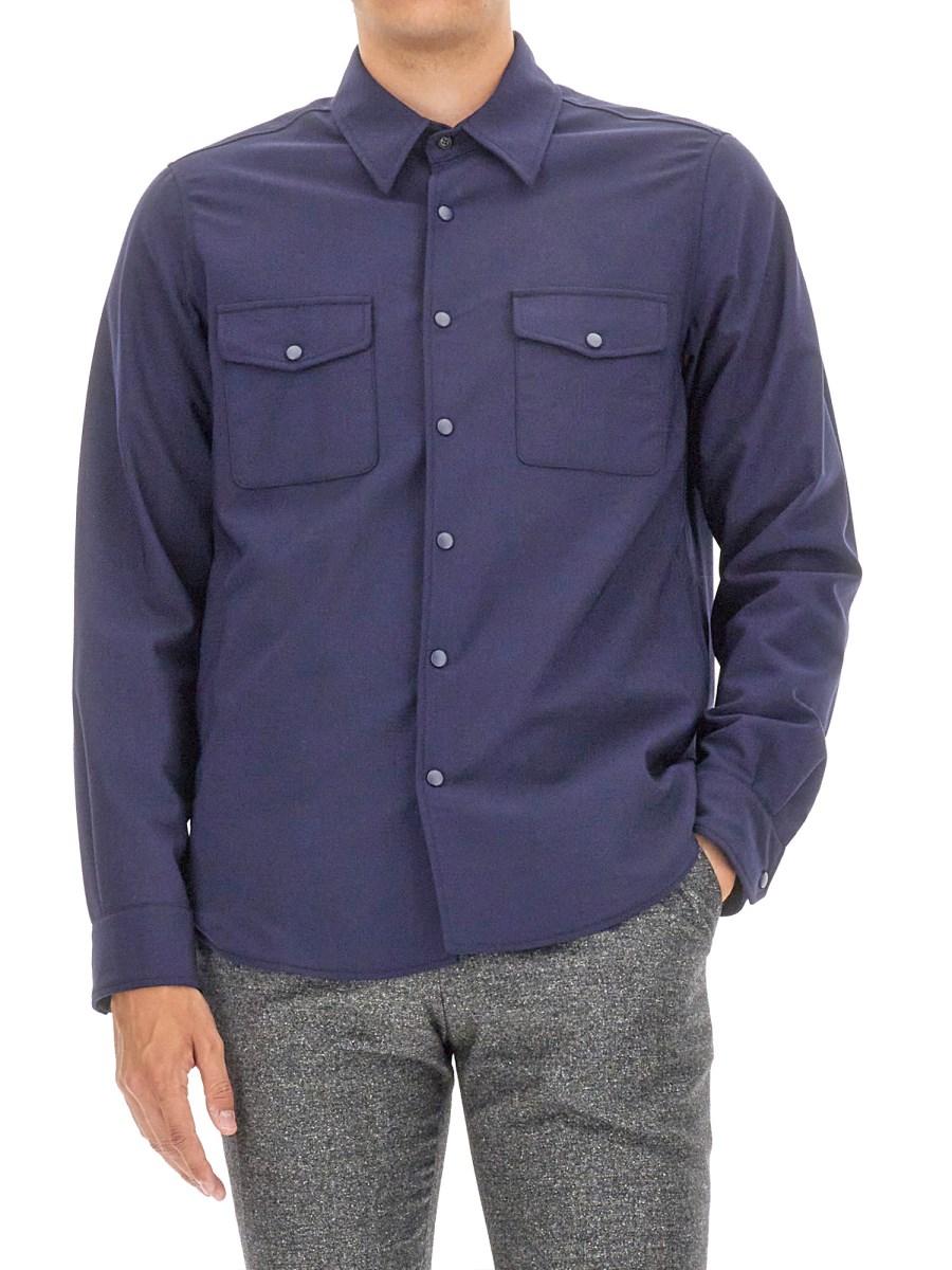ASPESI CAMICIA DOPPIA IN LANA