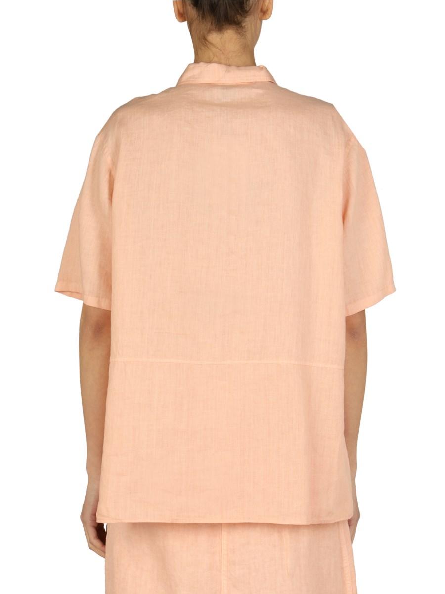 ASPESI CAMICIA IN LINO BOXY FIT