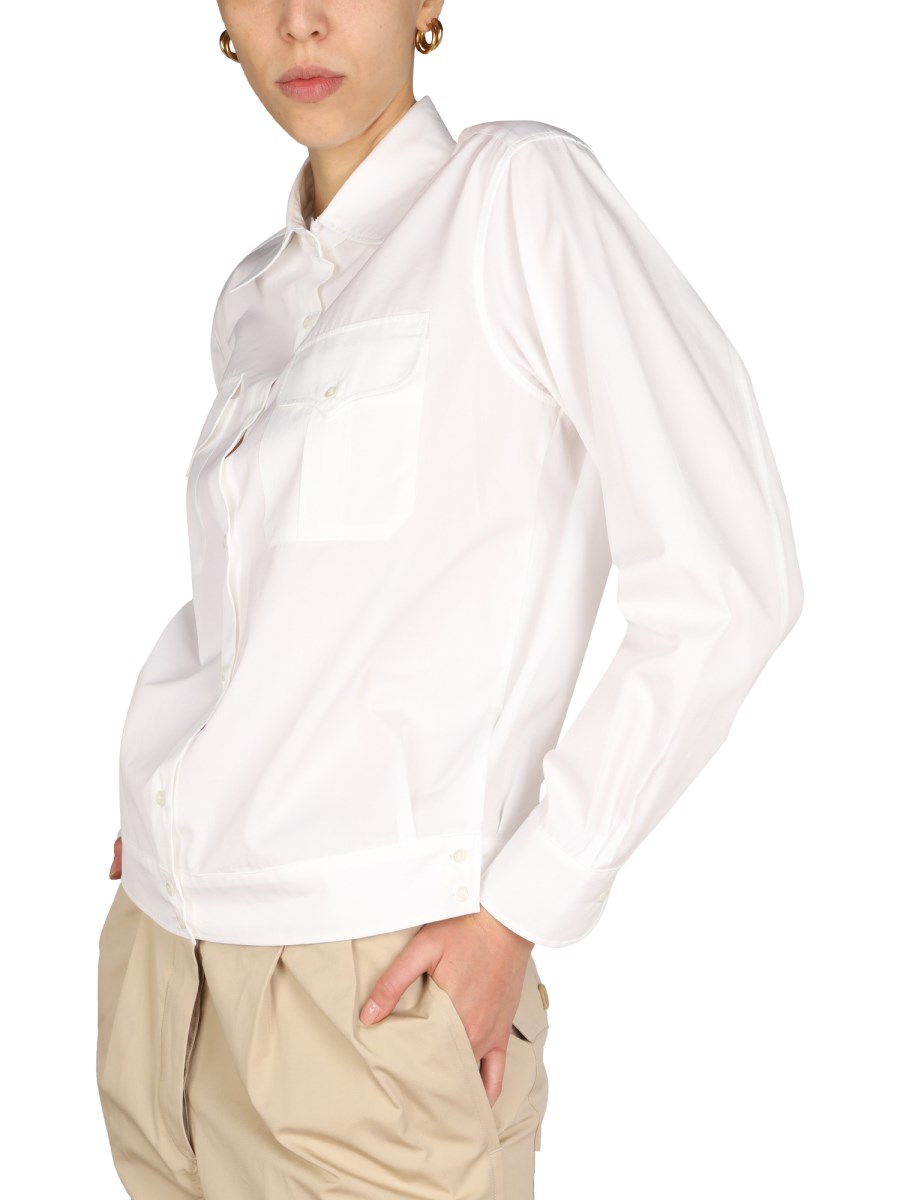 ASPESI CAMICIA IN POPELINE DI COTONE