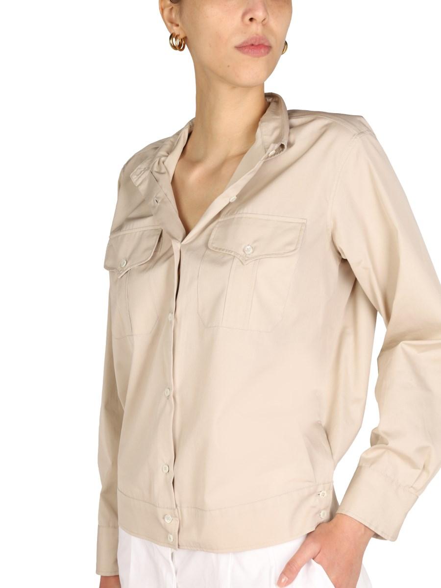 ASPESI CAMICIA IN POPELINE DI COTONE
