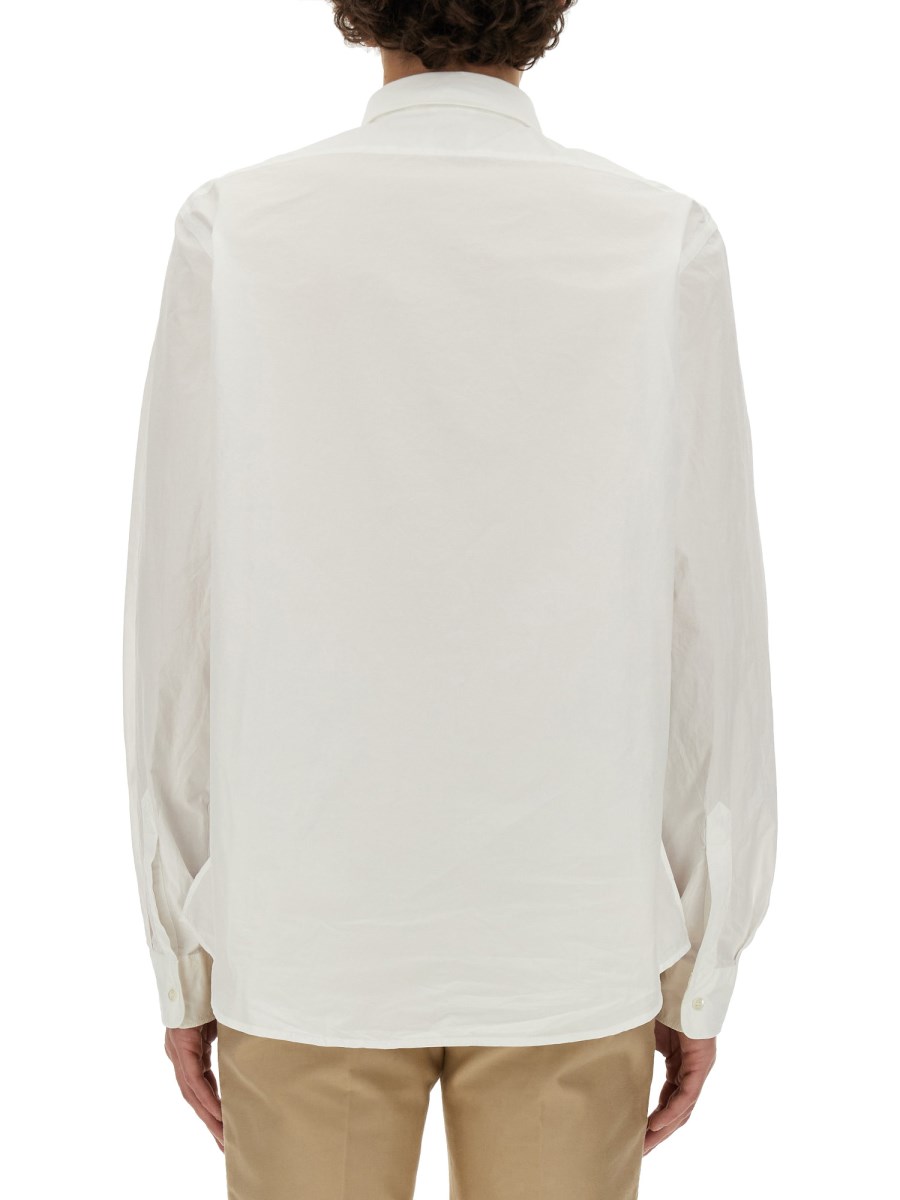 ASPESI CAMICIA REGULAR FIT IN POPELINE DI COTONE
