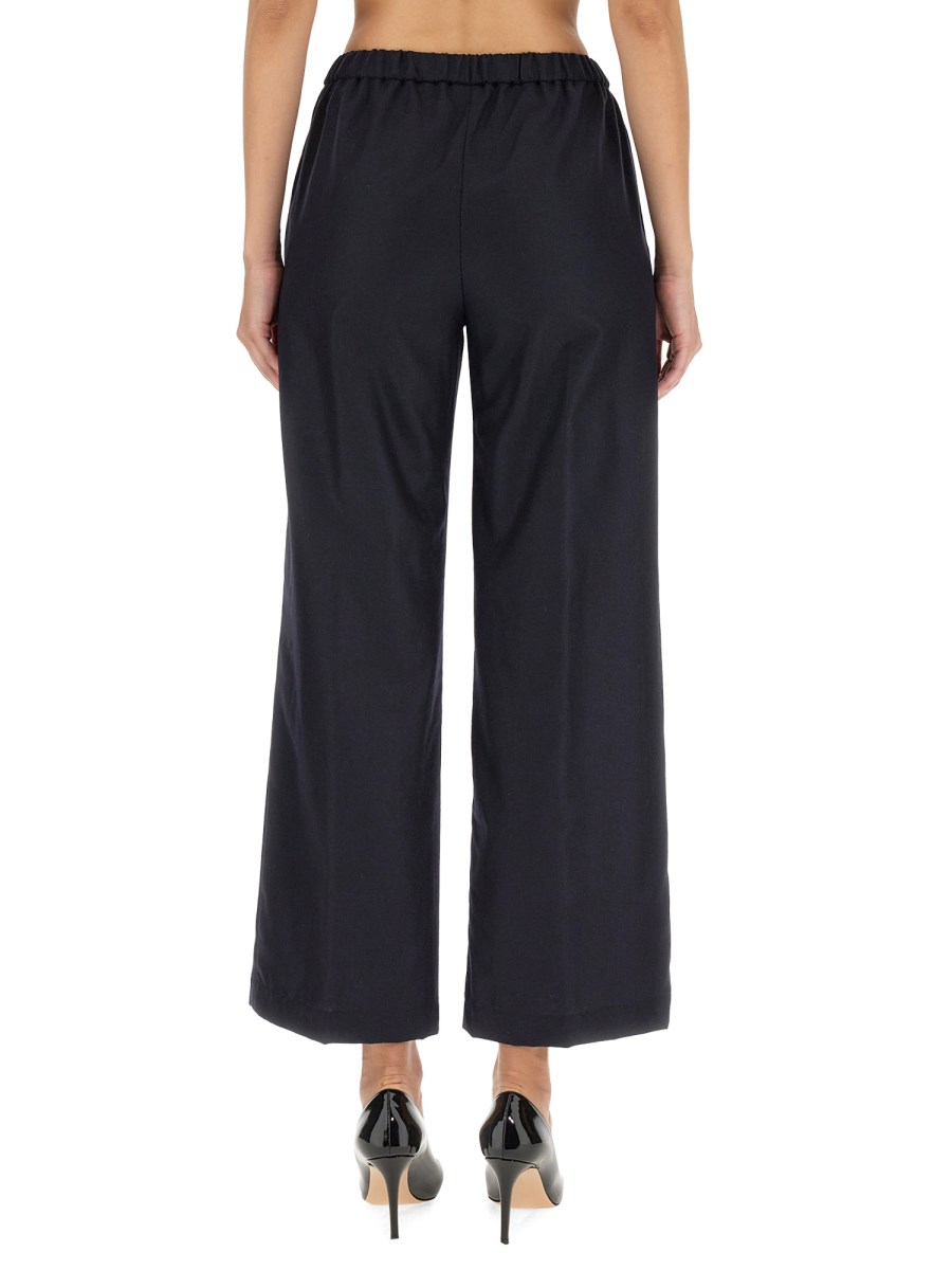 ASPESI PANTALONE A PALAZZO IN LANA