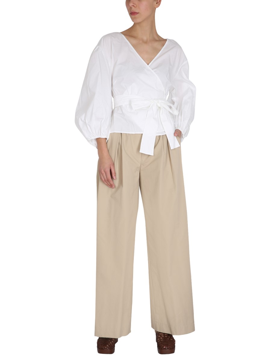 ASPESI PANTALONE IN POPELINE DI COTONE