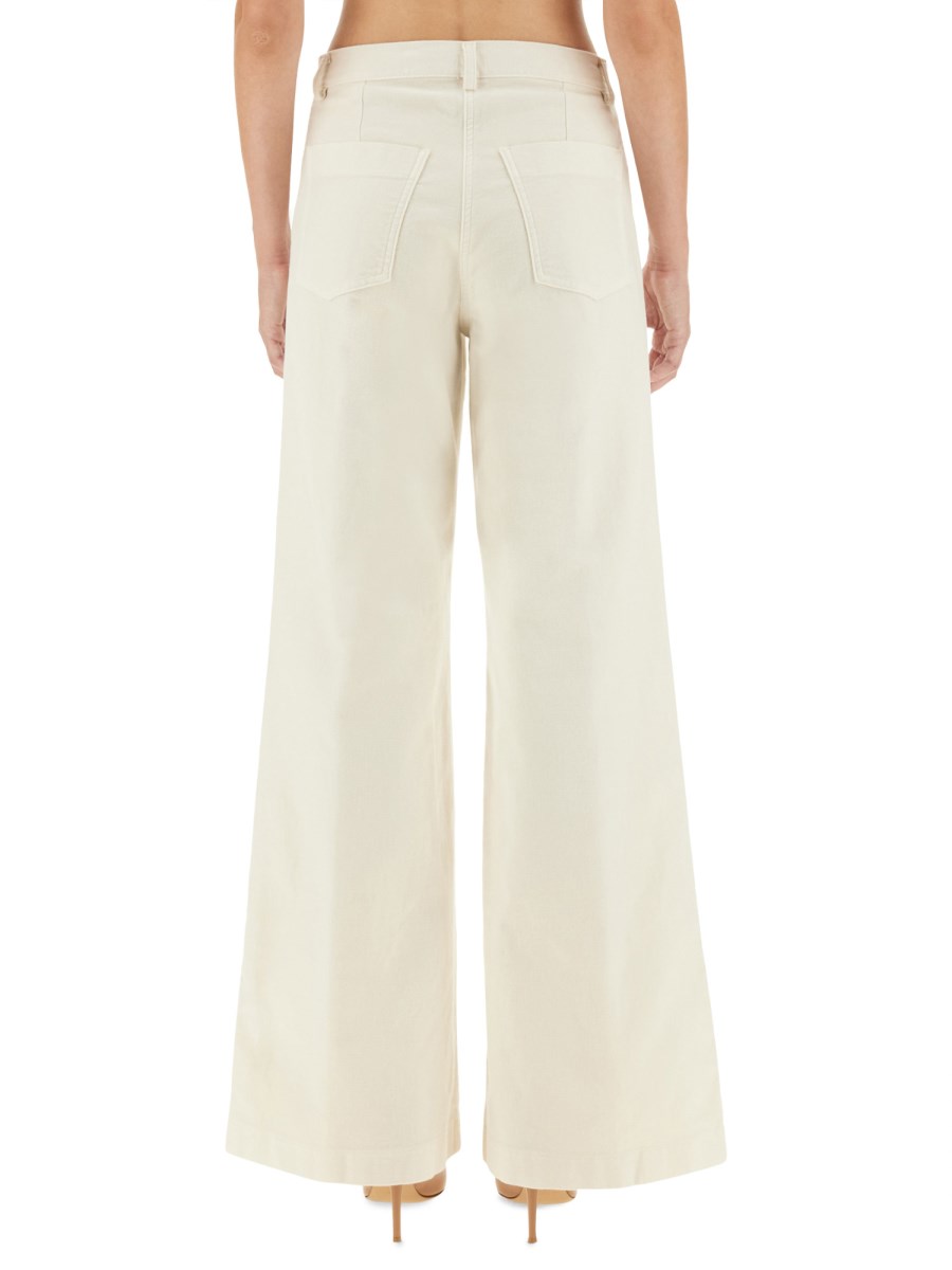 ASPESI PANTALONE PALAZZO IN LANA