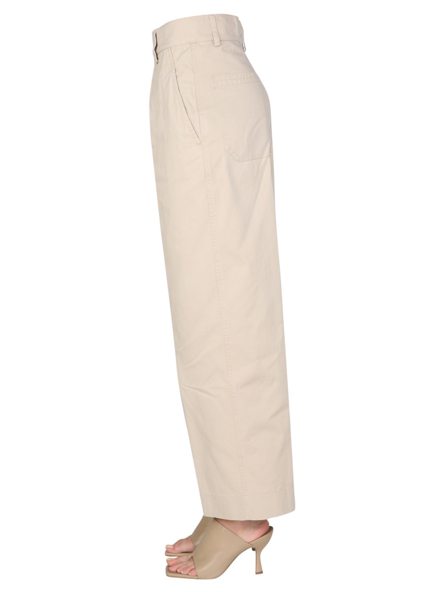 ASPESI PANTALONE STRAIGHT LEG IN COTONE