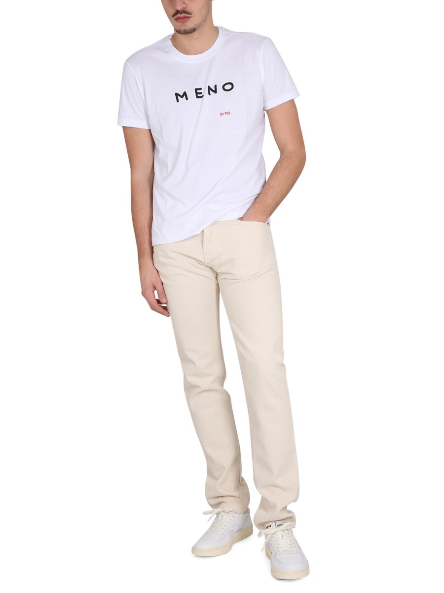 ASPESI T-SHIRT IN JERSEY DI COTONE CON STAMPA LOGO