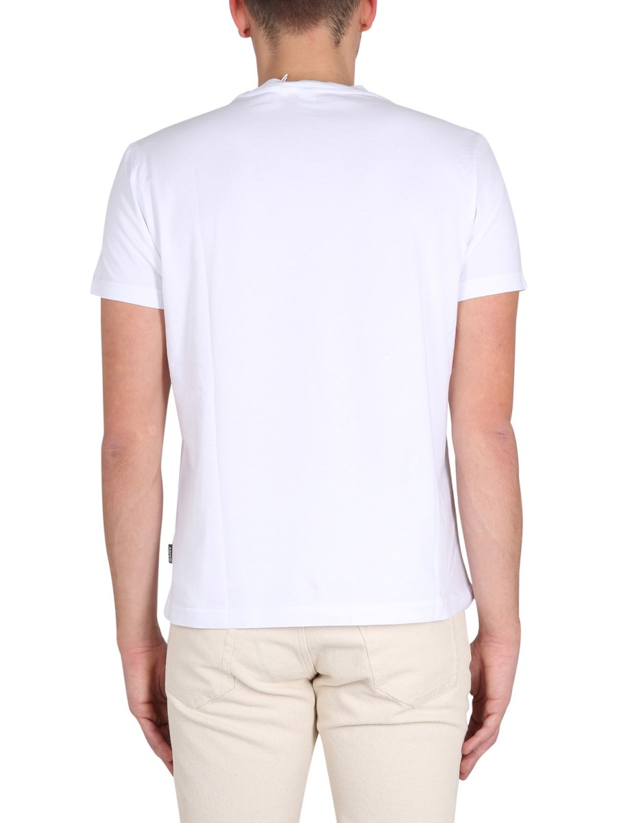 ASPESI T-SHIRT IN JERSEY DI COTONE CON STAMPA LOGO