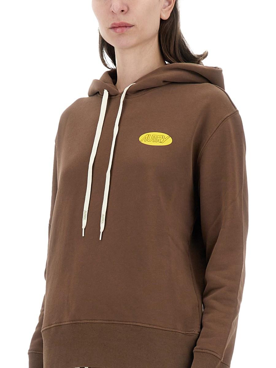 AUTRY FELPA IN COTONE CON LOGO