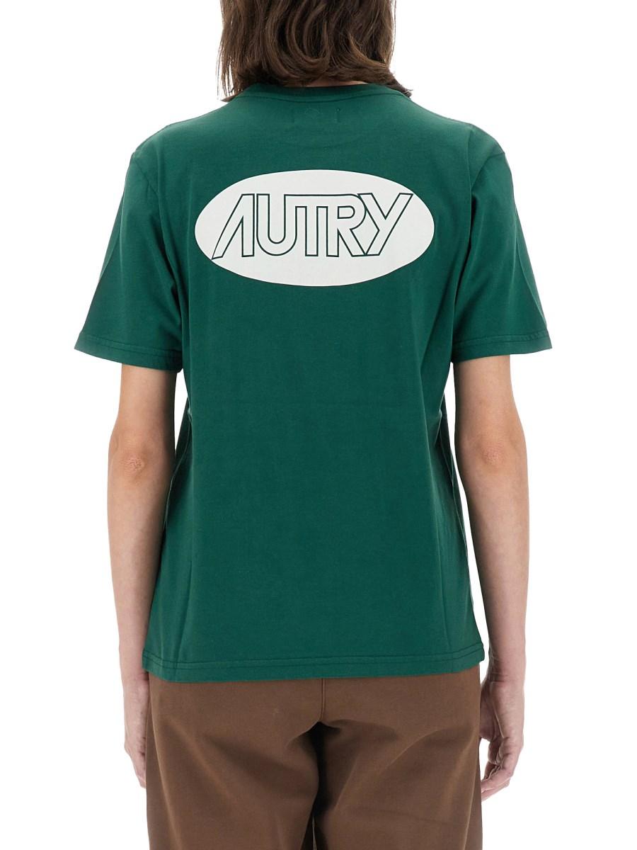 AUTRY T-SHIRT IN JERSEY DI COTONE CON LOGO
