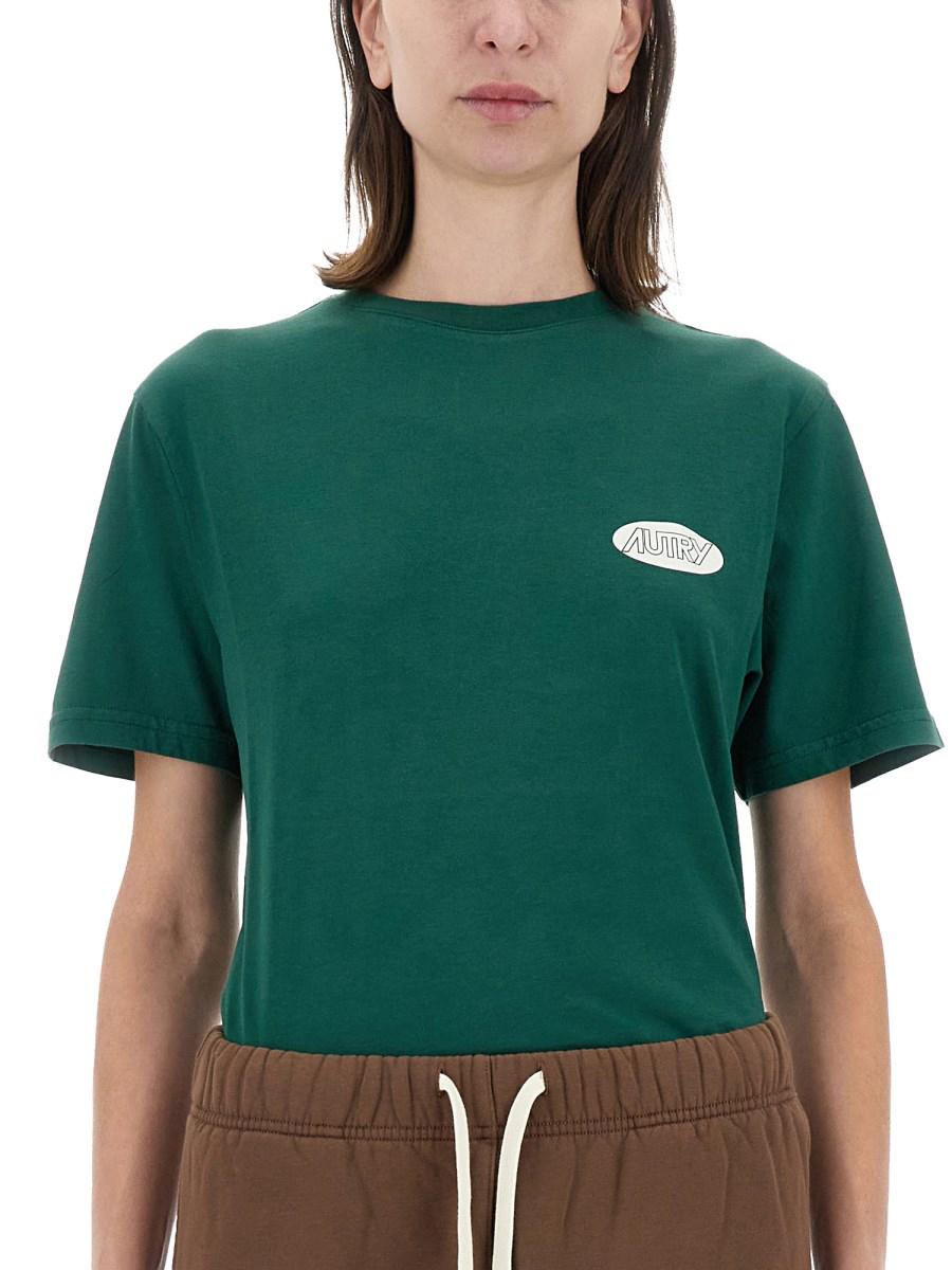 AUTRY T-SHIRT IN JERSEY DI COTONE CON LOGO